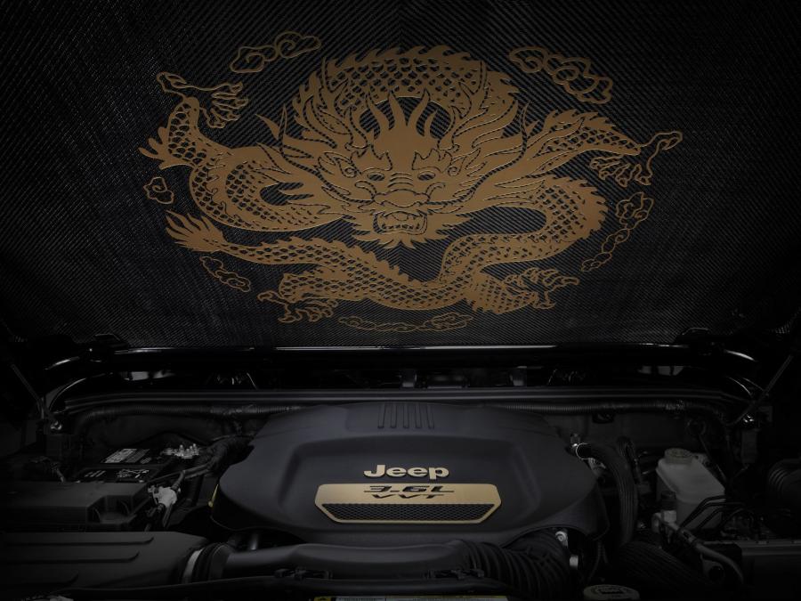  Jeep Wrangler Dragon Design Concept 2012 года  (фото 14 из 29)